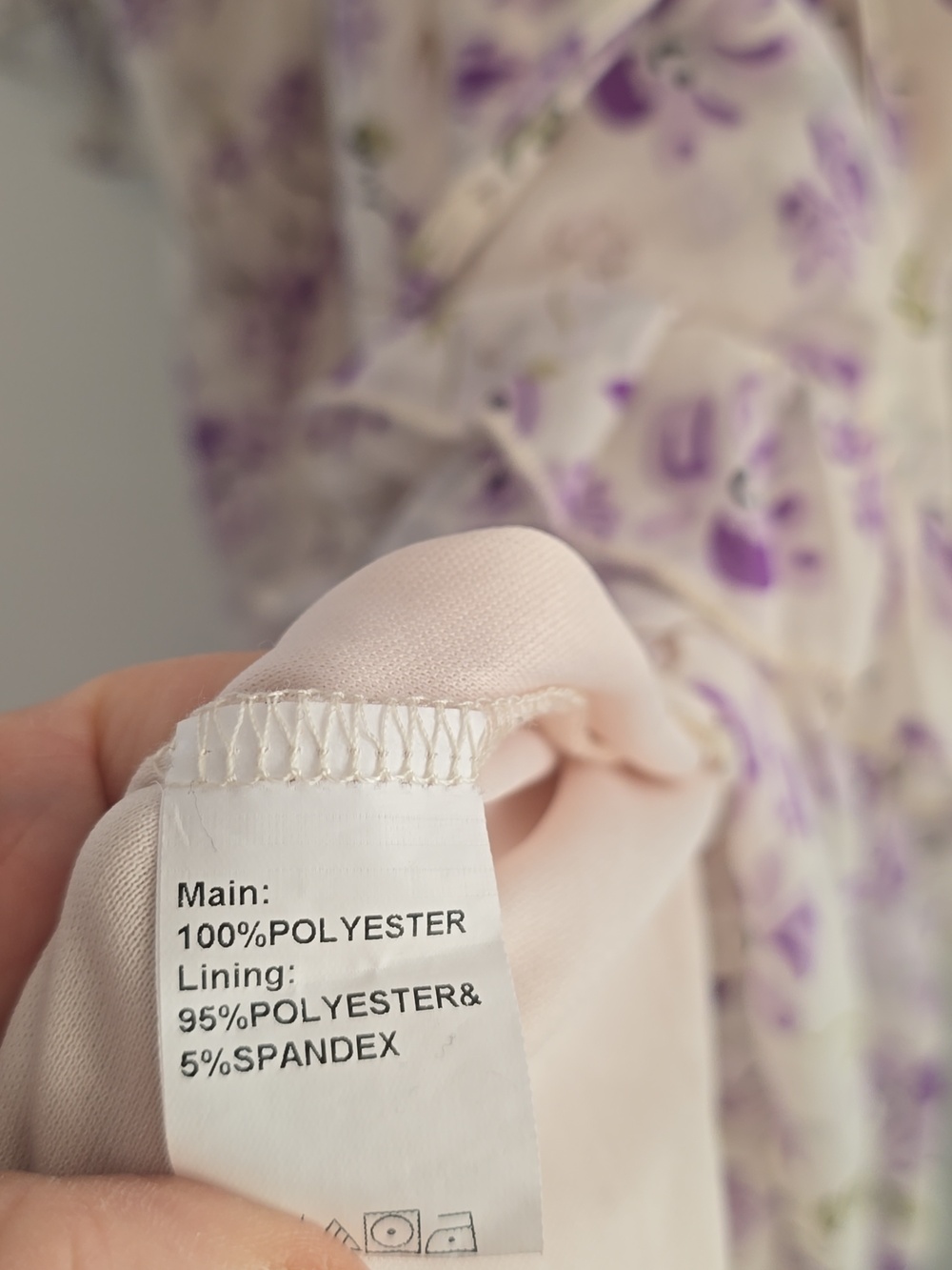 Lavender Floral Ruffle Sun Dress Dress - Picture 6 of 7